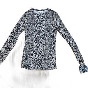 Topshop Leopard Shirt